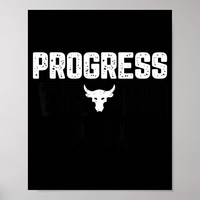 Progress Through Pain Poster (Front)