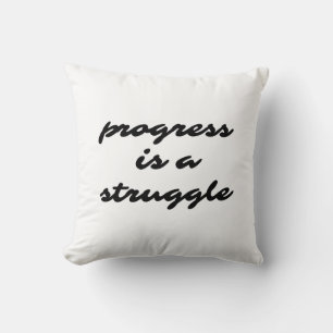 Progress Throw Pillow