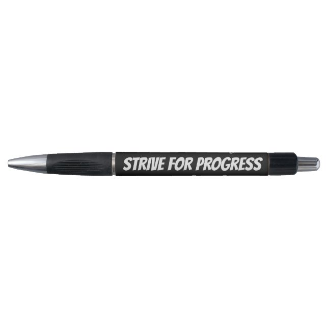 PROGRESS vs PERFECTION custom name pens (Front)