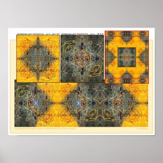 Progression of the Empty Moment Poster (Front)