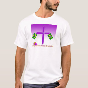 Progressista Cristão brasileiro Logo T-Shirt