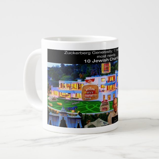 Progressive bread line large coffee mug (Front Left)
