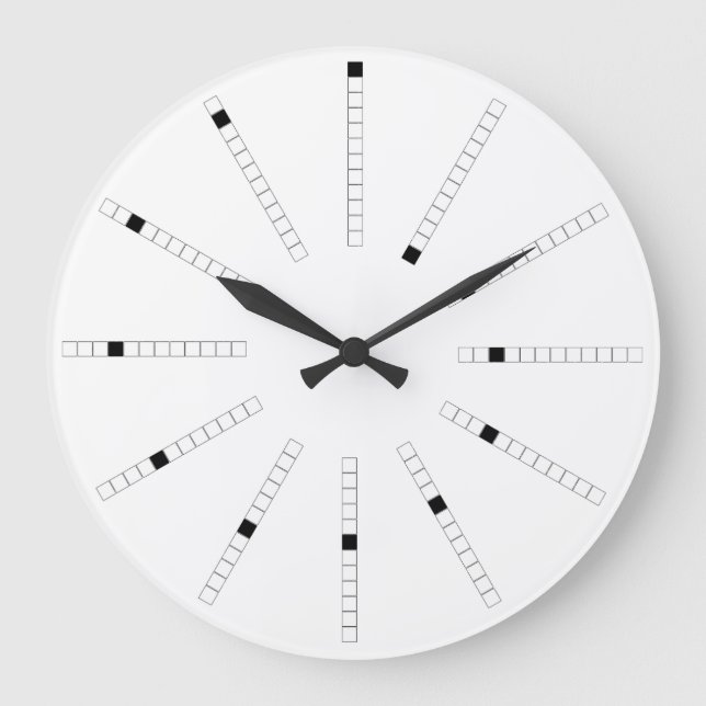 Progressive Slide Outward: Spiralling Time Large Clock (Front)