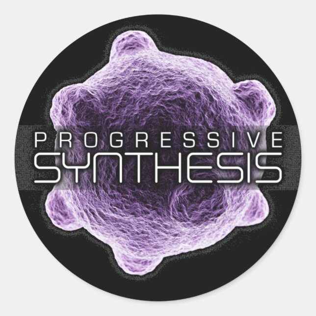 Progressive Synthesis Classic Round Sticker (Front)