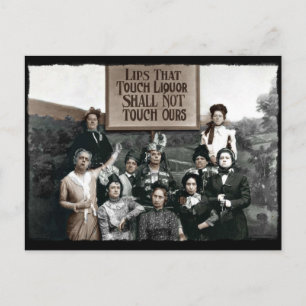 Prohibition Ladies Postcard