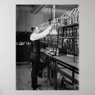 PROHIBITION LIQUOR TEST LAB 1920 POSTER