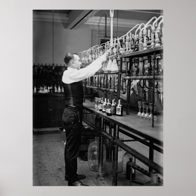 PROHIBITION LIQUOR TEST LAB 1920 POSTER (Front)