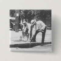 Prohibition Pouring Whiskey into a Sewer Vintage