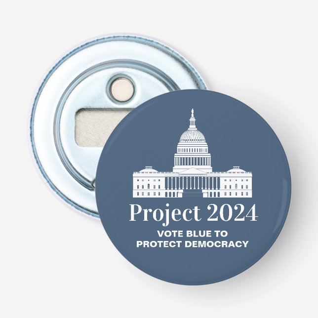 Project 2024 Vote for Democracy Bottle Opener (Front)