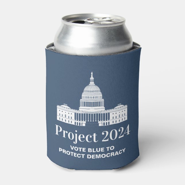 Project 2024 Vote for Democracy Can Cooler (Can Front)