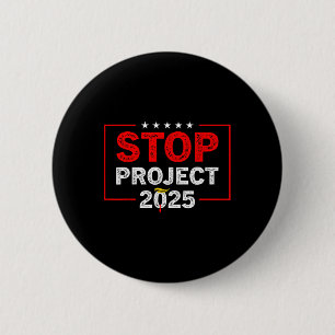 Project 2025 Anti Trump 1  6 Cm Round Badge
