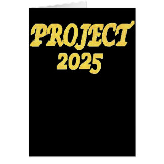 Project 2025 Halloween Card