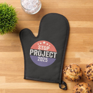 Project 2025 Trump American Patroitic USA Button Oven Mitt