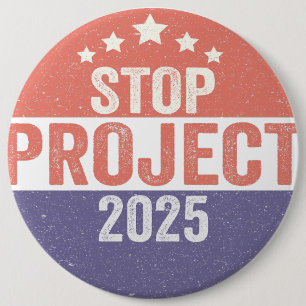 Project 2025 Trump American Patroitic USA Election 6 Cm Round Badge