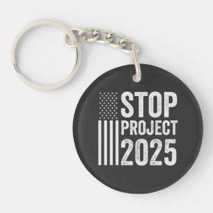Project 2025 Trump American Republican USA Key Ring