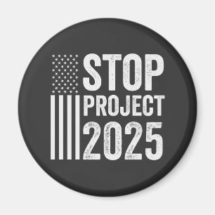 Project 2025 Trump American Republican USA Magnet