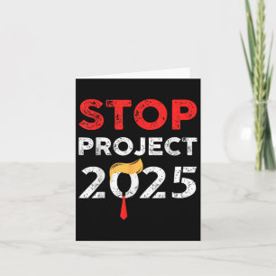 Project 2025 Trump's Project Anti Trump Funny Gift Card