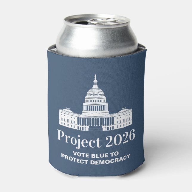 Project 2026 Vote for Democracy Can Cooler (Can Front)