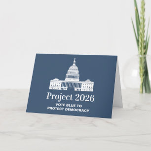 Project 2026 Vote for Democracy Card