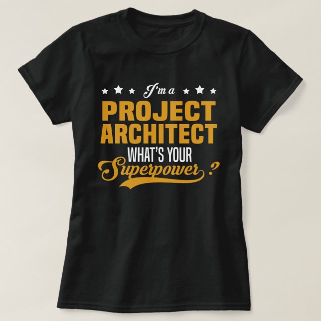 Project Architect T-Shirt (Design Front)
