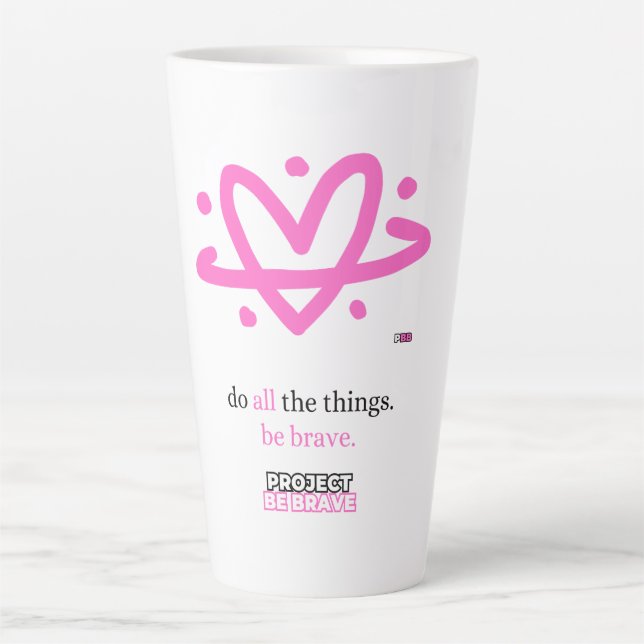 Project Be Brave Sevilla Latte Mug (Front)