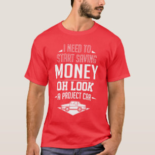 Project Car Garage Mechanicunning funny boy T-Shirt