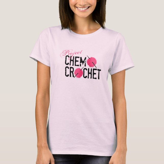 Project Chemo Crochet logo women's shirt (Front)