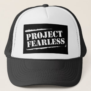 Project Fearless BLACK Trucker Hat