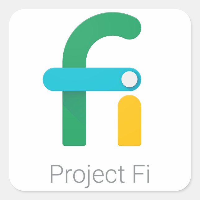 Project Fi Stickers/Decals Square Sticker (Front)