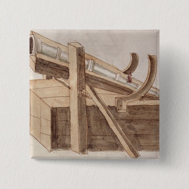 Project for a cannon 15 cm square badge (Front)