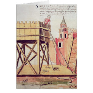 Project for a siege tower