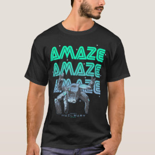 Project Hail Mary Amazing Rocky The Alien Neon Por T-Shirt