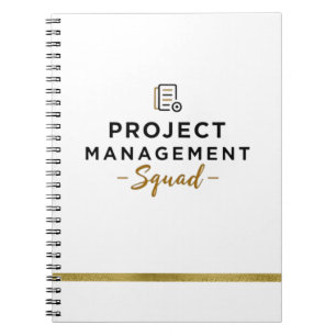 Project Management Squad Notebook – Document Icon 