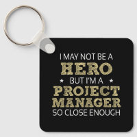Project Manager Hero Humour Novelty