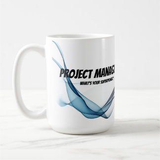 Project Manager What's your super power watercolor Coffee Mug