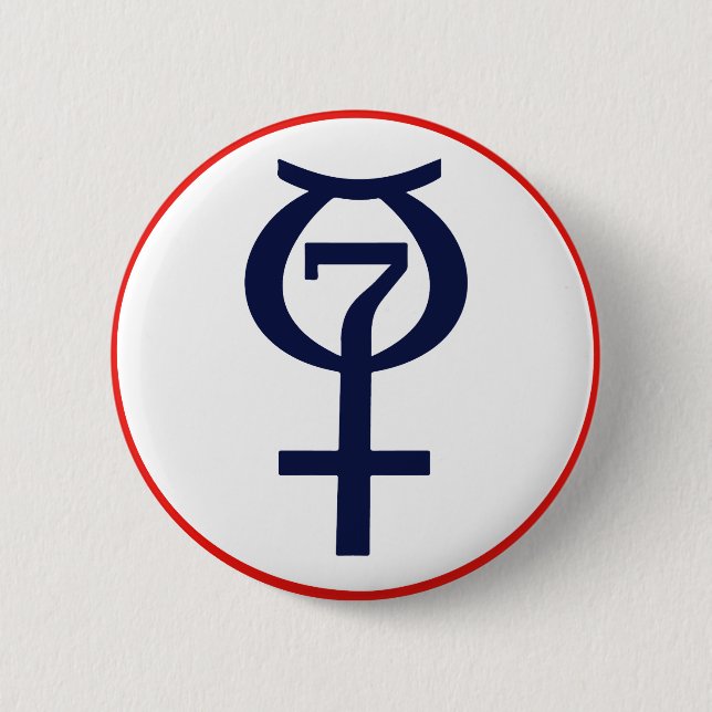 Project Mercury Button (Front)