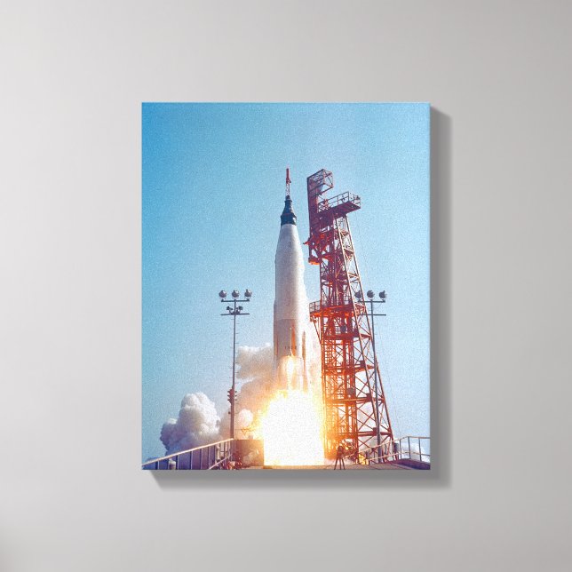 Project Mercury MA-9 Launch, Faith 7 Canvas Print (Front)