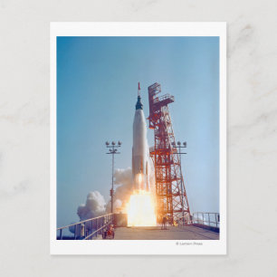 Project Mercury MA-9 Launch, Faith 7 Postcard