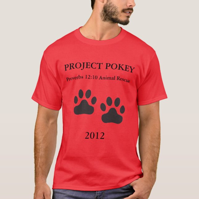Project Pokey 2012-Red T-Shirt (Front)