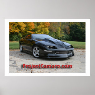ProjectCamaro.com's Black Camaro Poster