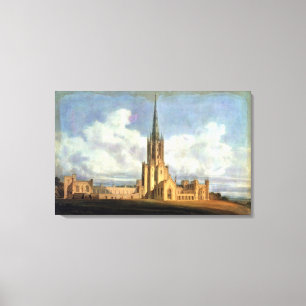 Projected Design for Fonthill Abbey, Wiltshire, 17 Canvas Print