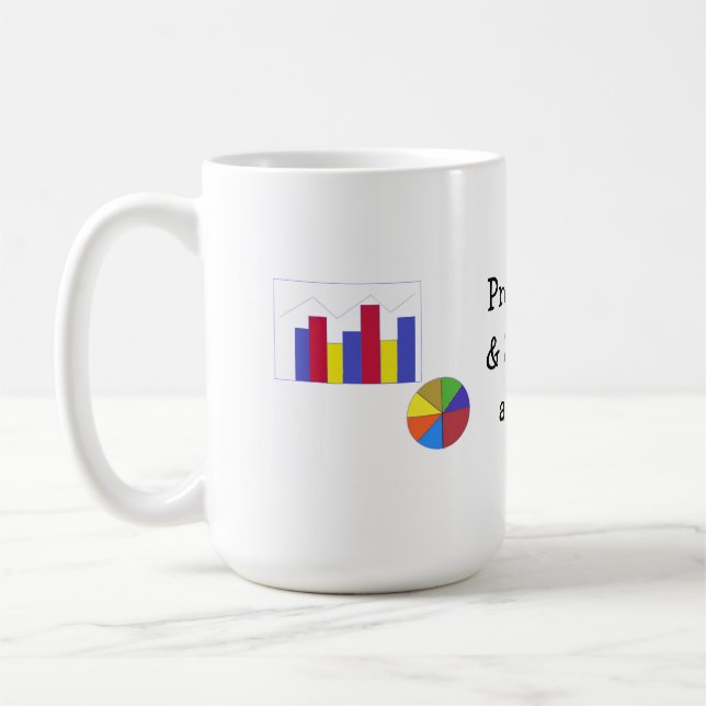 Projection Marketing Strategy Graph Coffee Mug (Left)