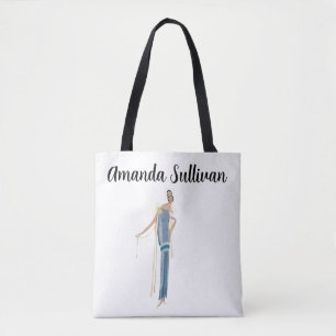 Projet de robe, ete, l'accroche-coeur (1924) tote bag