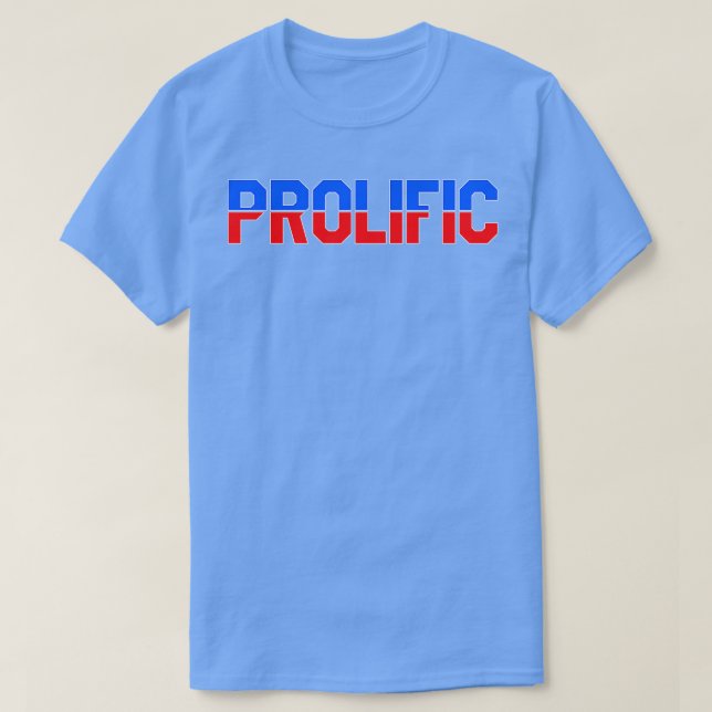 Prolific T-Shirt (Design Front)