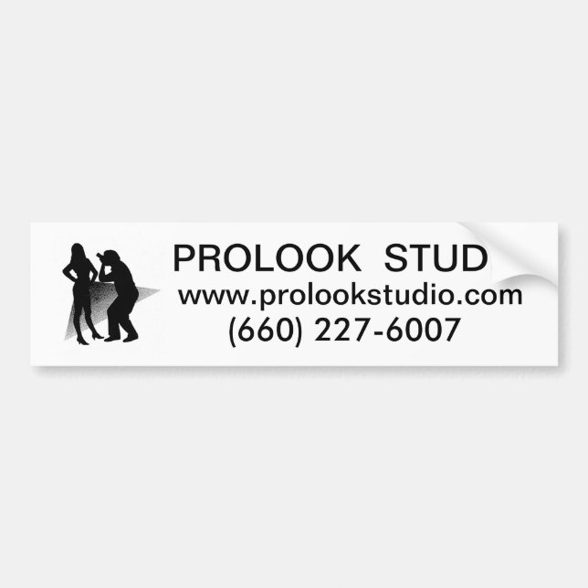 Prolook Studio Bumper Sticker (Front)