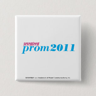 Prom 2011 - Aqua 15 Cm Square Badge
