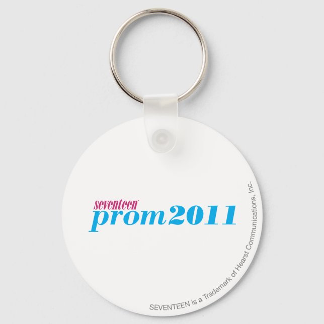 Prom 2011 - Aqua Key Ring (Front)