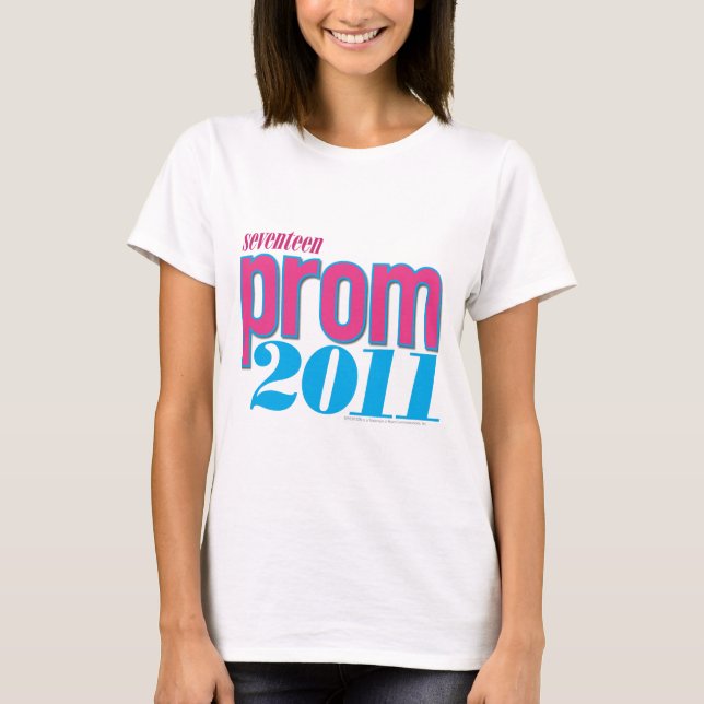 Prom 2011 - Aqua T-Shirt (Front)