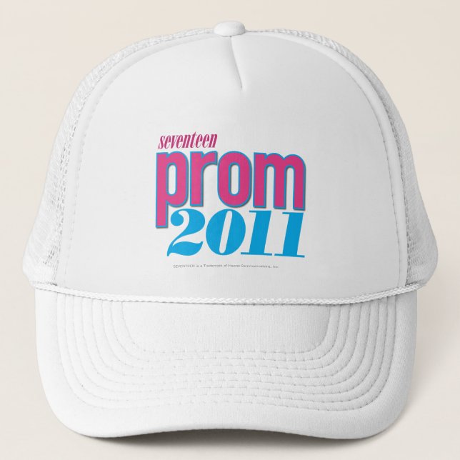 Prom 2011 - Aqua Trucker Hat (Front)