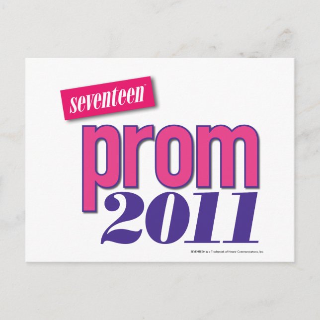 Prom 2011 - Pink Postcard (Front)